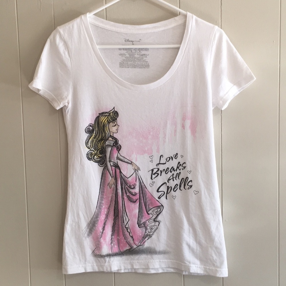 Disney Store Sleeping Beauty Tee Size XS